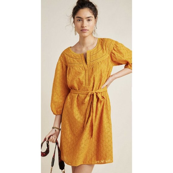 Anthropologie Dresses & Skirts - Anthro Daniel Rainn Treva Embroidered Tunic Dress